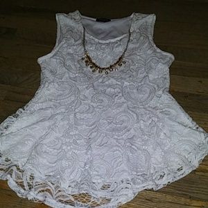 White Lace Blouse